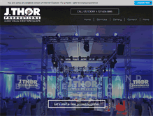 Tablet Screenshot of jthor.com